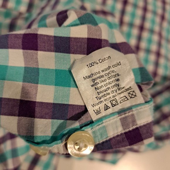 J. Crew men's large long sleeve button down plaid shirt - Picture 10 of 11